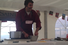 Culinary demonstration for Saint Mont celebrations at Aignan