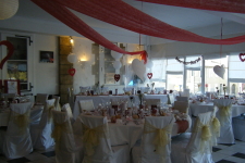 Comedor decorado para una boda