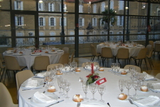 Sala de Mirande alquilado y decorado para una boda